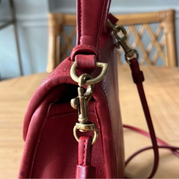 Authentic Coach RARE red vintage Derby bag. Style #9904. - Picture 5 of 14